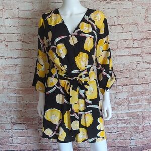 Anthropologie Elevenses Tropica Floral romper